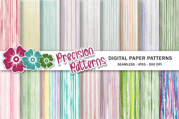 Download Watercolor Stripes Background Bundle - Stripes Collection
