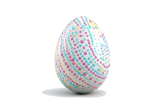 Download Pastel Dots Easter Egg - Easter egg Collection