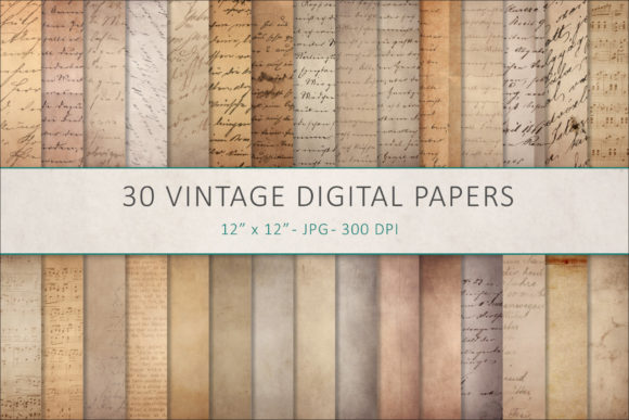 Download Vintage Digital Paper, Old Paper Texture - Premium Resources