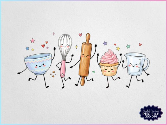 Download Baking Doodles Characters PNG - Characters Collection